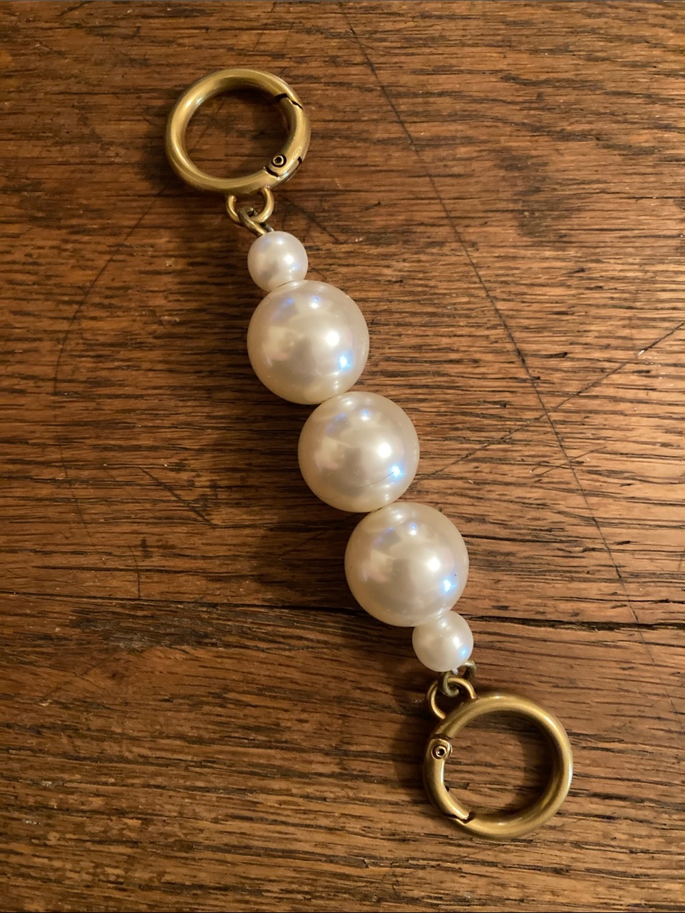 Purse/Bag Strap Chain Extender “Pearl” NWOT